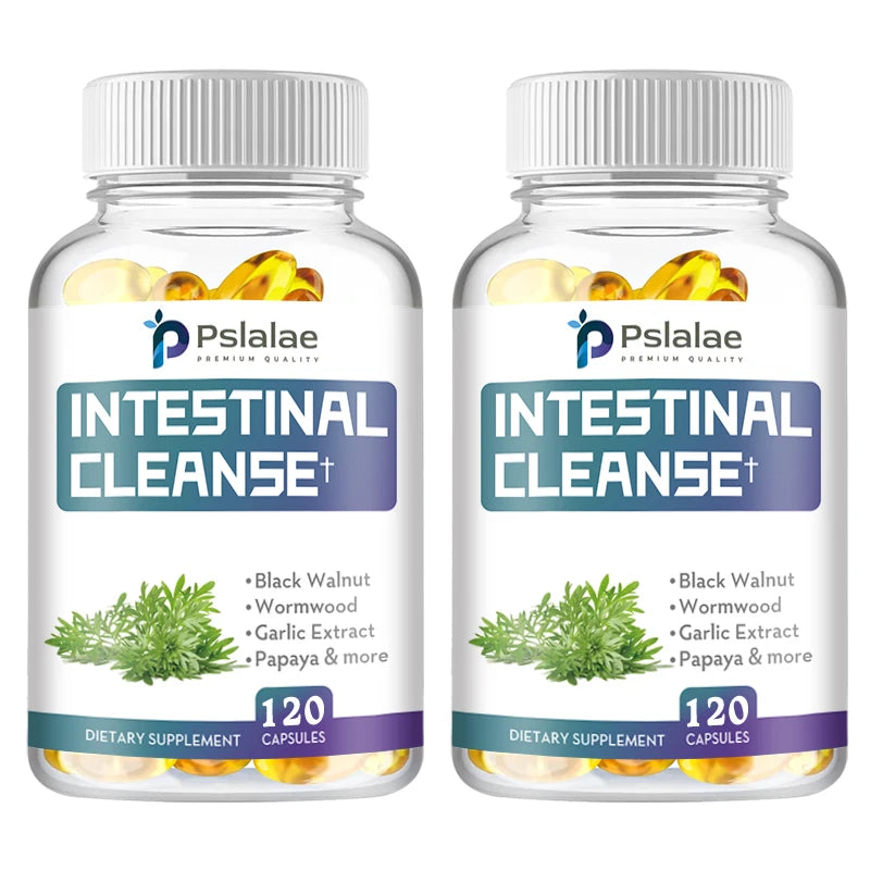 Intestinal Cleanse - Relieve Constipation, Cleanse The Body, and Support Regular Bowel Movements - 120 Capsules