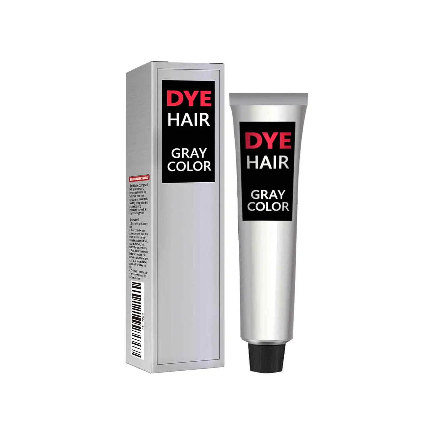 Eelhoe Gentle Hair Dye Cream Semi-Permanent Silver Gray Non-irritating Smooth Modeling Hurtless Instant Fashion Dye Cream 100g