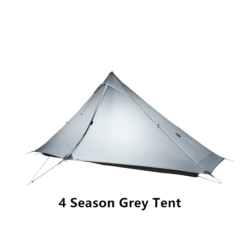 3F UL GEAR LanShan 1 pro 1 Person Outdoor Ultralight Camping Tent 3/4 Season 230*80*125CM Two Side 20D Silnylon