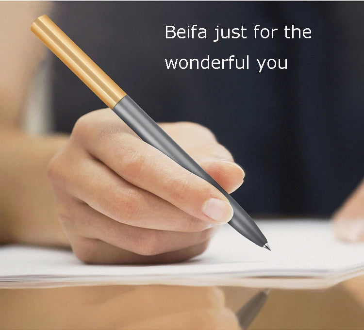 Youpin BEIFA Metal Sign Pen Ballpen Mijia Gel Pens 0.5MM PREMEC Smooth Switzerland Refill Black Ink Japan Office School Gift