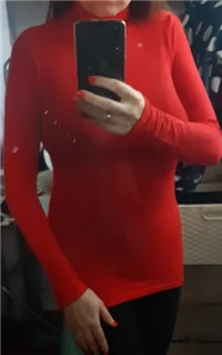 T Shirt Women Turtleneck Spring Top Sexy Elasticity T-Shirt Korean Tee Woman Clothes Slim Tshirt Female Skinny Long Sleeve Tops