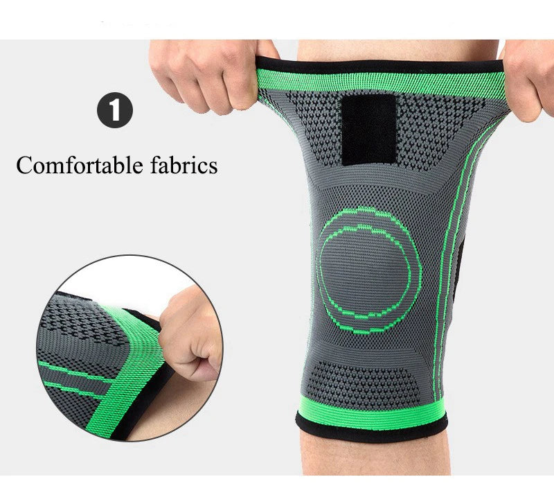 1PCS Adjustable Sports Knee Pad Knee Pain Relief Patella Stabilizer Brace Support for Hiking Soccer Basketball Running Sport