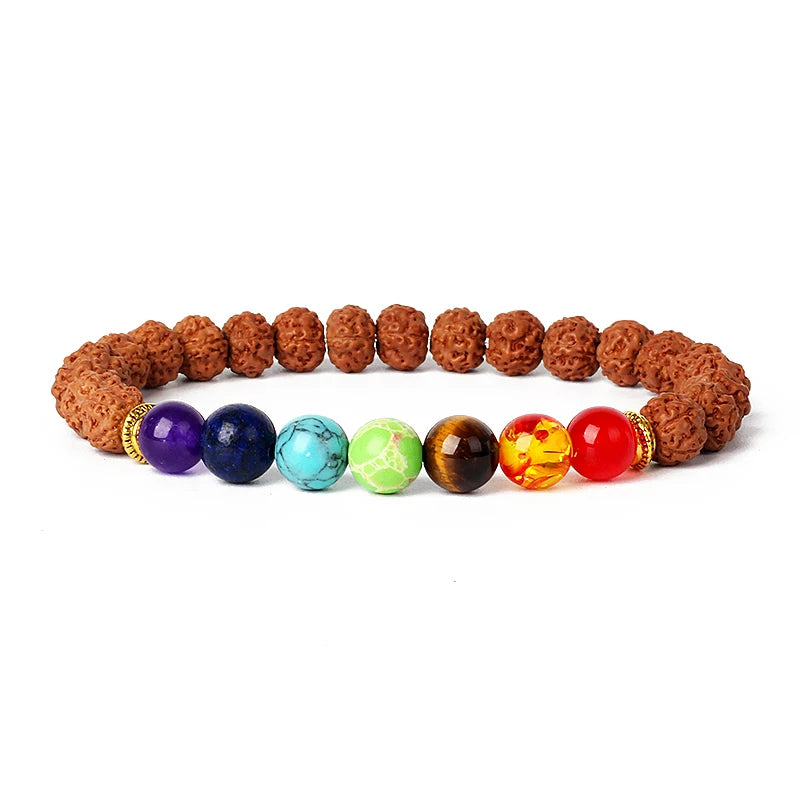 Original Vajra Bodhi Rudraksha Bracelet Men Meditation Mala Bead Bracelets Women Jewelry Nature Prayer Tibetan Buddhism Bracelet