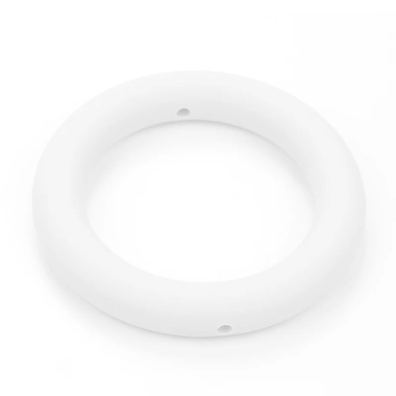 LOFCA 3pcs Silicone Beads Round 65mm Round Ring pendant Food Grade BPA Free High Quality Silicone Necklace Jewelry Accessories