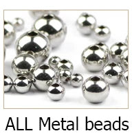 JHNBY 4pcs White Zircon Copper Spacer Beads 6/8/10mm Round Pave CZ Crystal Ball Loose Beads Jewelry Bracelet Making DIY Findings