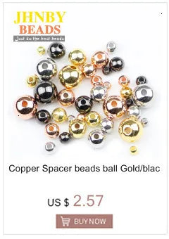 JHNBY 4pcs White Zircon Copper Spacer Beads 6/8/10mm Round Pave CZ Crystal Ball Loose Beads Jewelry Bracelet Making DIY Findings