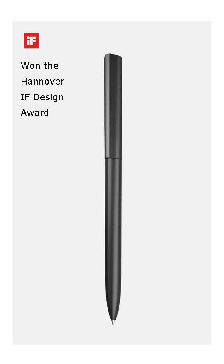 Youpin BEIFA Metal Sign Pen Ballpen Mijia Gel Pens 0.5MM PREMEC Smooth Switzerland Refill Black Ink Japan Office School Gift