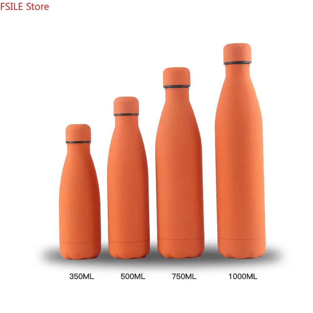 500/750/1000ml Double-Wall Insulated Vacuum Flask Stainless Steel Water Bottle BPA Free Thermos for Sport Water Bottles