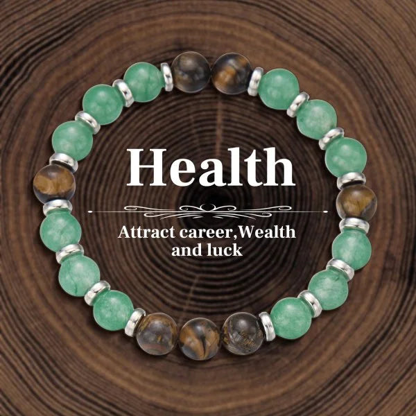 Attract Wealth Good Luck Fashion 8mm Natural Stone Beaded Bracelet for Women Bracelet Jewelry Colorful Party Gift