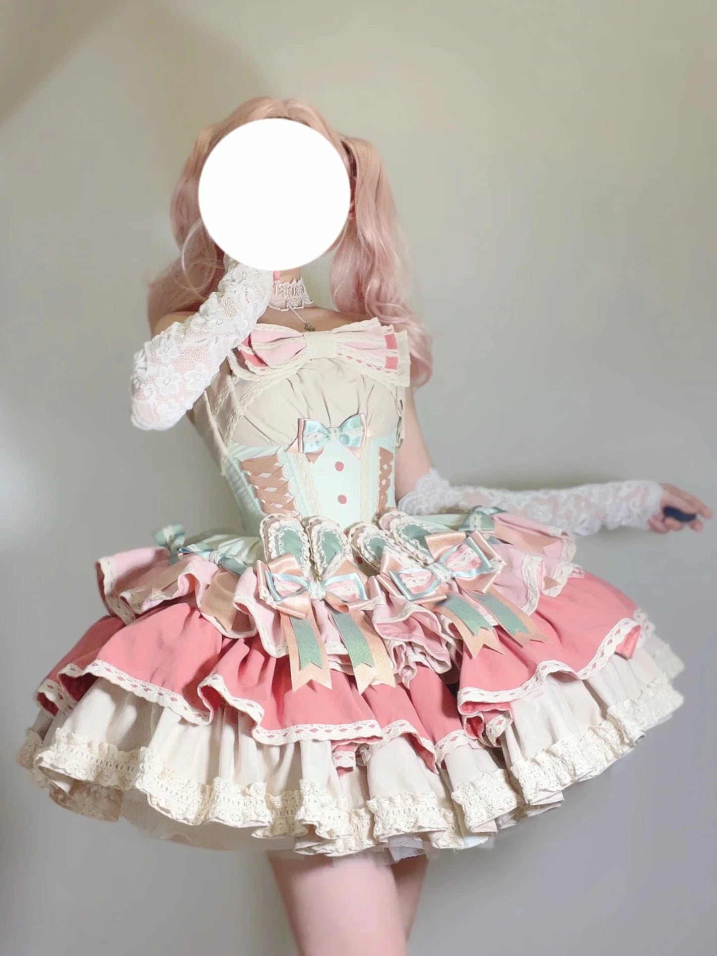 French Sweet and Cute Lolita Princess Sling Dress Summer New Girly Style Bow Slim Fit Puffy Cake Above Knee Ladies Lo Dresses