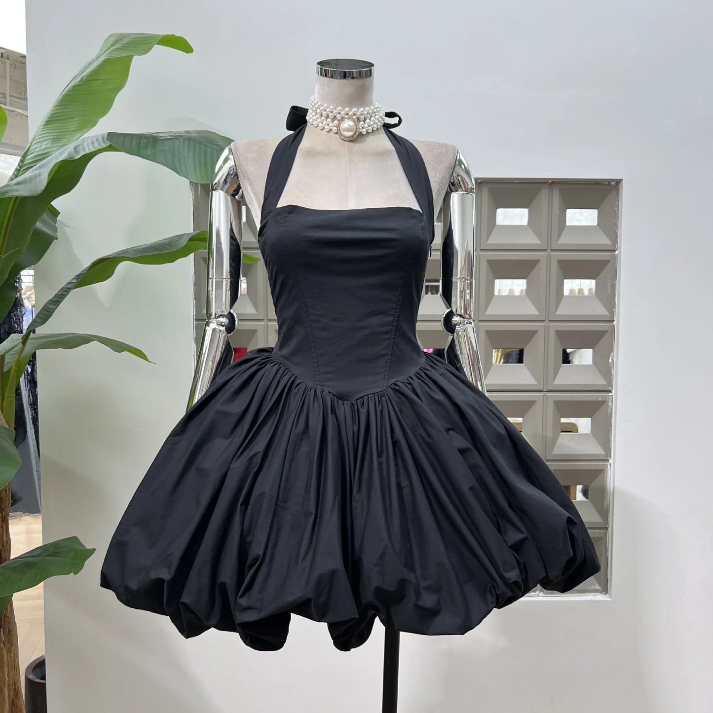 Yellow Sequar Collar Sleeveless Party Short Dress for Women 2025 Summre New Elegant High Waist Evening Dresses Women's Clothes