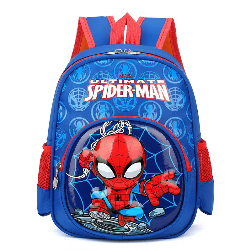 Spider Children's Backpack SpiderMan Boy Schoolbag Kindergarten Children's Double Backpack Halloween Christmas Gift