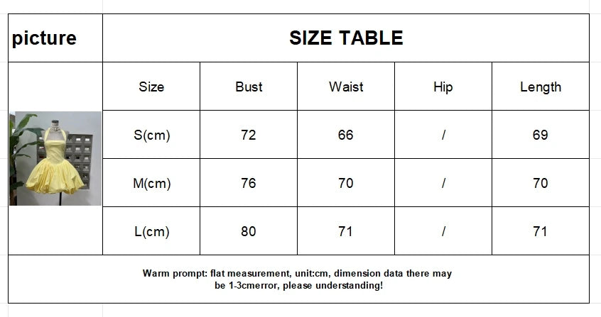 Yellow Sequar Collar Sleeveless Party Short Dress for Women 2025 Summre New Elegant High Waist Evening Dresses Women's Clothes