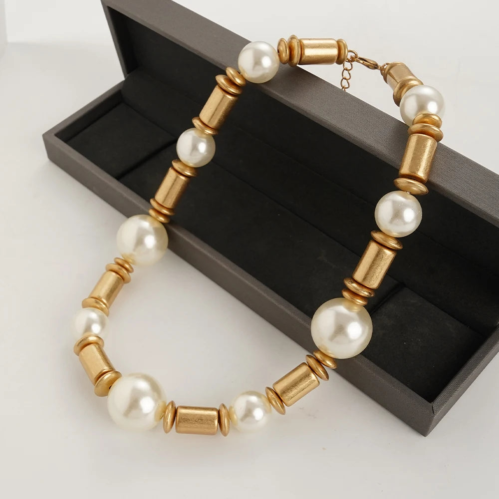 European And American Bead Necklace wedding Bride And Bridesmaid Jewelry Birthday Beach Jewelry For My Wife And Mom