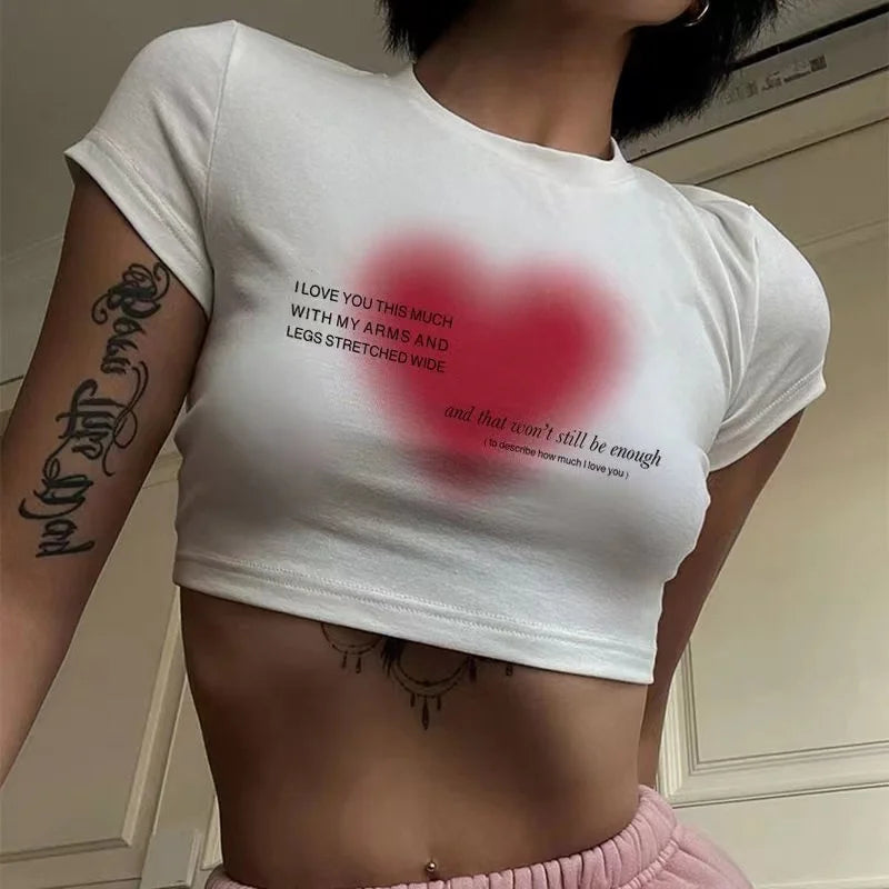 Y2k Women T Shirts Future Milf Star Fashion Women Crop Top Harajuku Streetwear Slim Tshirt Tops Summer Sexy Party Femme Clothes
