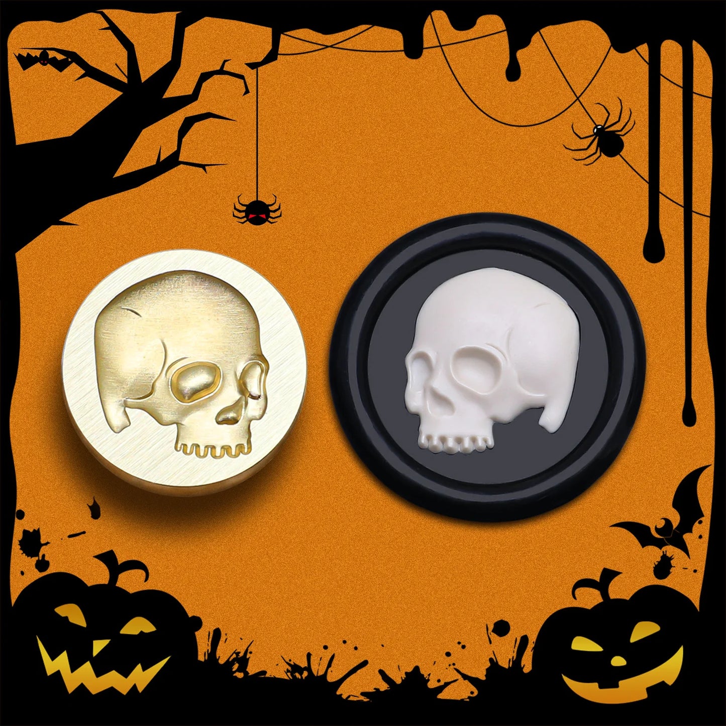 Wax Seal Stamp Halloween A Copper Head For Christmas Gift DIY Scrapbooking & Stamping Cards Envelopes Card Making Supplies