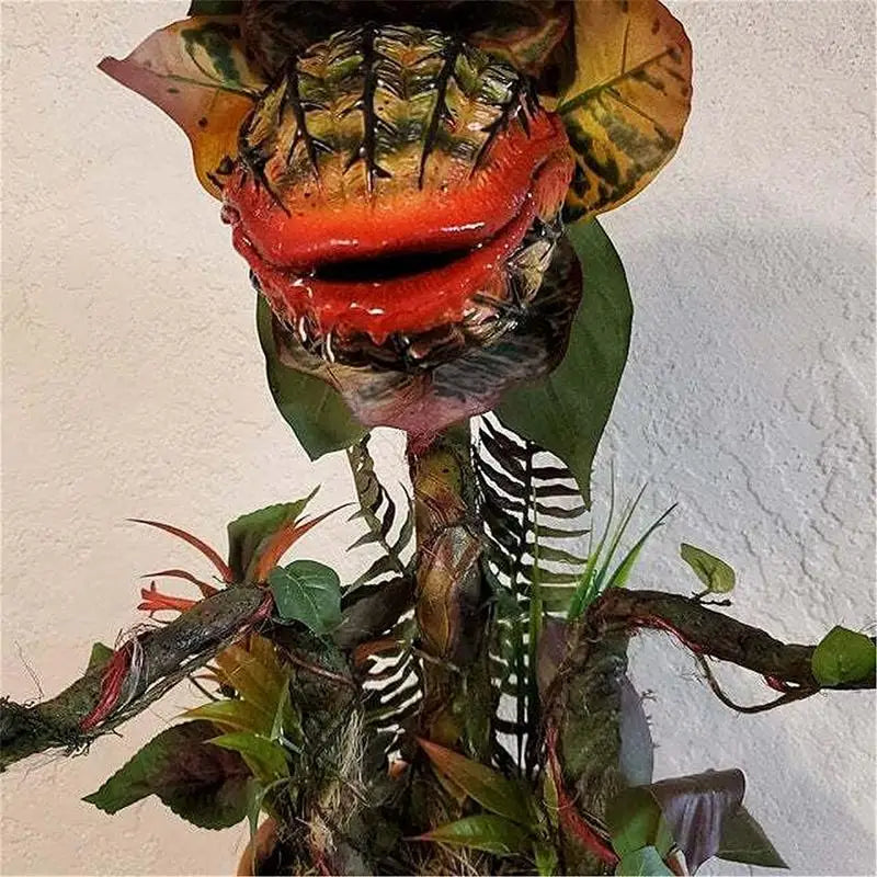 Halloween Resin Audrey II Piranha Plant Decoration Pop Movie Little Shop Of Horrors Statues Audrey II Figurine Garden Sculpture