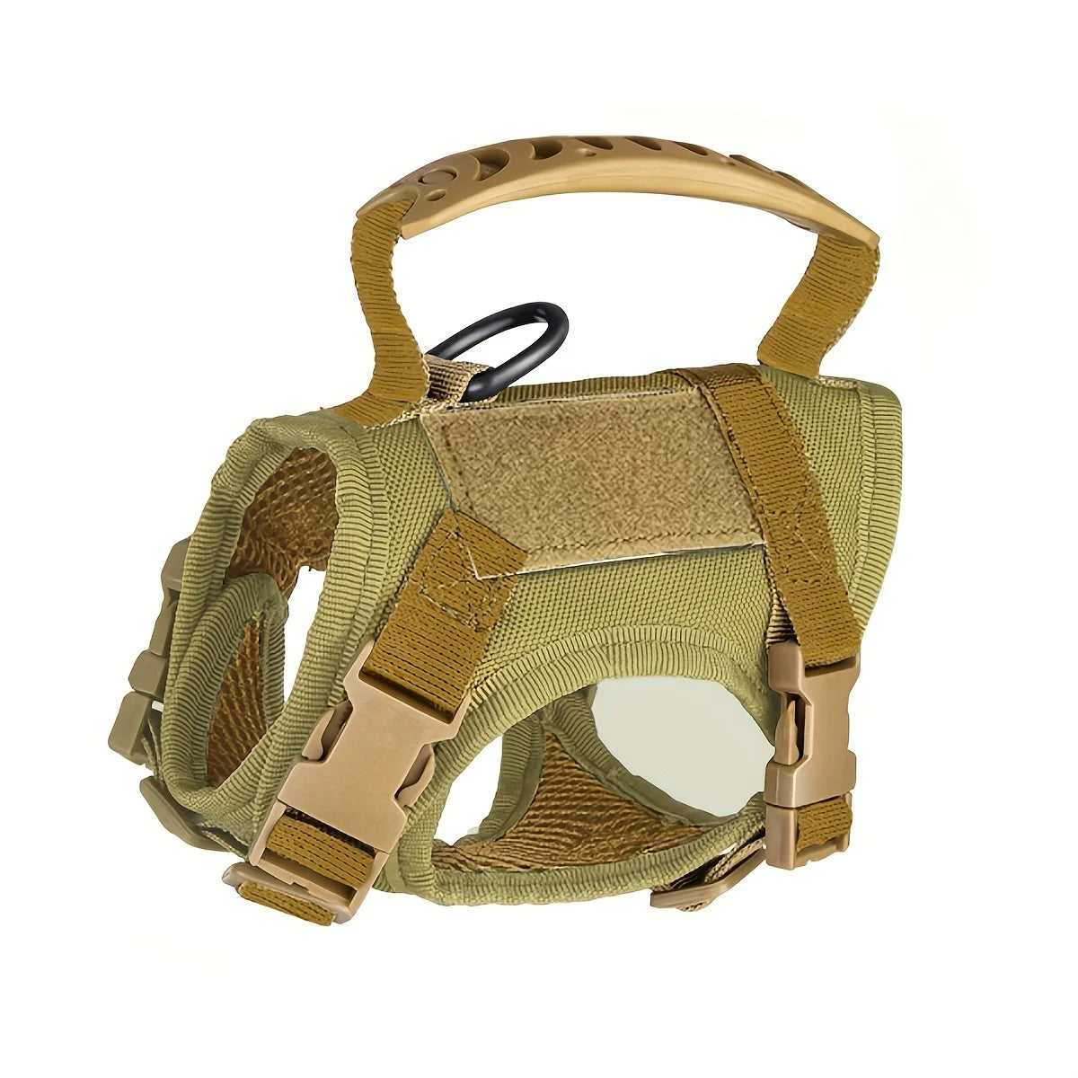 Khaki tactical cat chest harness vest type lead rope anti-break adjustable walking cat leash dog small dog chain one outfit