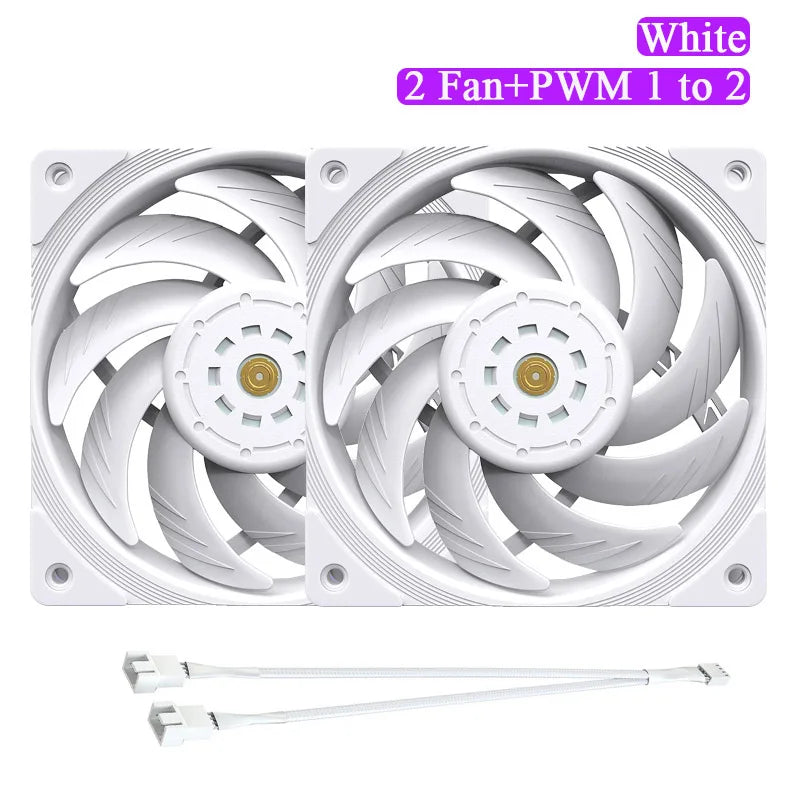 TEUCER T30 CPU Cooler Fan 2150RPM 4PIN PWM 12cm Computer Case Cooling System Fan SFDB Silent PC Gamer CPU Cooler 120mm Fan