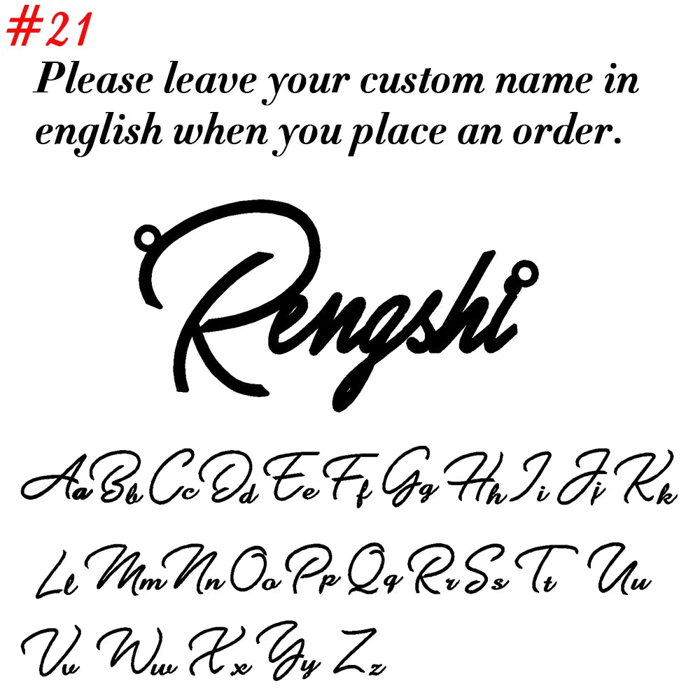 Personalized Name Keychain Fashion Car Key Accessories Stainless Steel Jewelry Simple Keychain