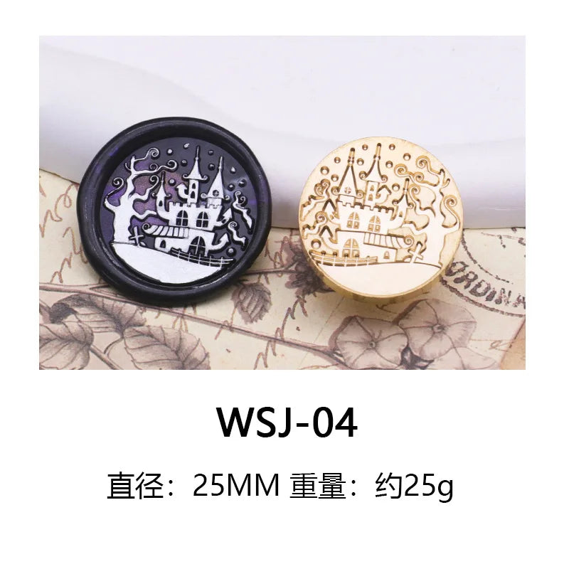 Wax Seal Stamp Halloween A Copper Head For Christmas Gift DIY Scrapbooking & Stamping Cards Envelopes Card Making Supplies