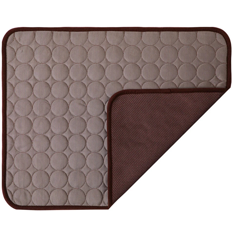DualPet Dog Cat Summer Cooling Pad Mat Washable Puppy Big Dog Ice Gel Bed Mattress Cool Mascotas Cushion Blanket