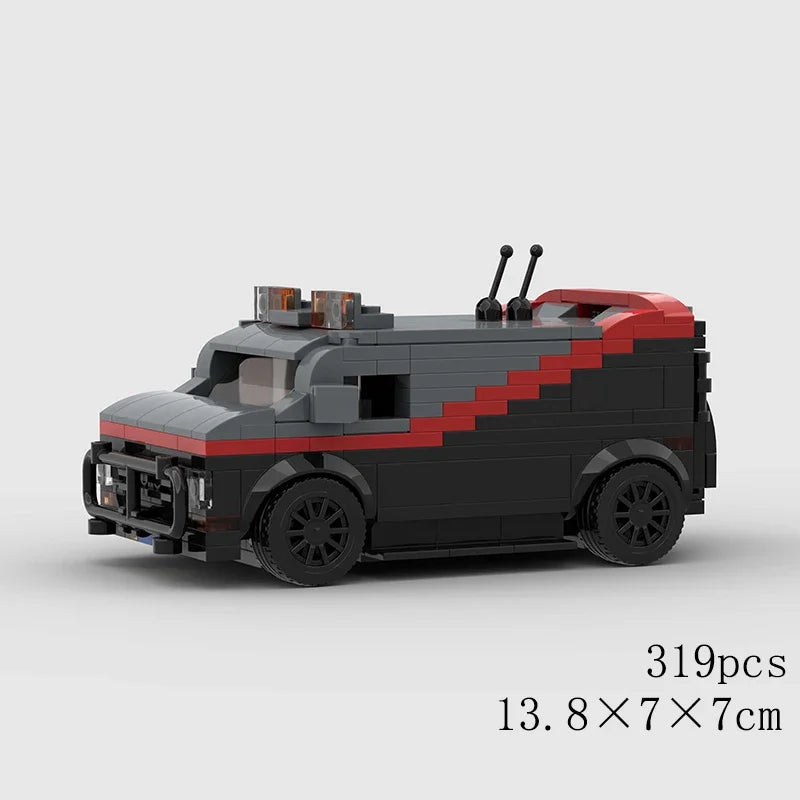 MOC Car Speed R34 488 Pickup R32 Racing Vehicle Model Building Block Super Race brick Christmas Gift City Technical rally sport