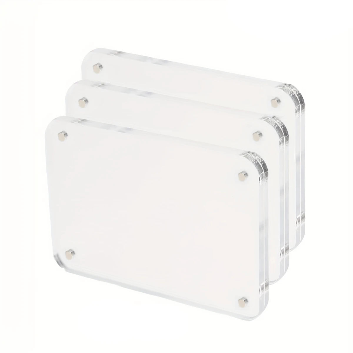 Acrylic Refrigerator Magnetic Frame, Clear Reversible Refrigerator Magnet Photo Frame, Display Frame, For Fujifilm
