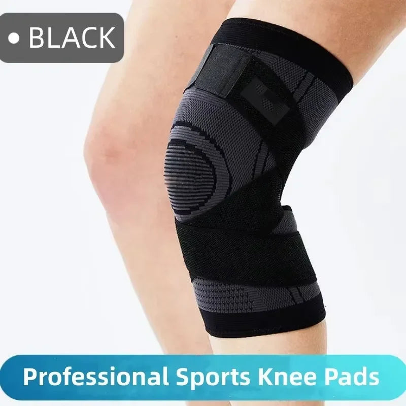 1PC Knee Brace Compression Knit Knee Pad For Sports Quickly Absorb Perspiration Keep Knees Warm Knee Boosters Breathable Support
