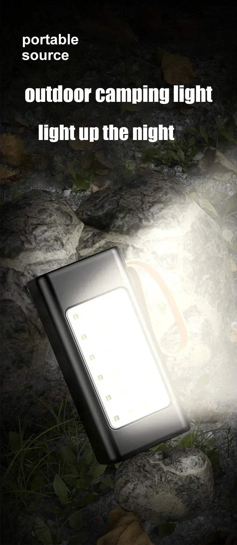 200000mAh Two-way Fast Charging 120W Portable Charger Power Bank Fast Charging External Tito C for xiaomi iPhone W/LED Light