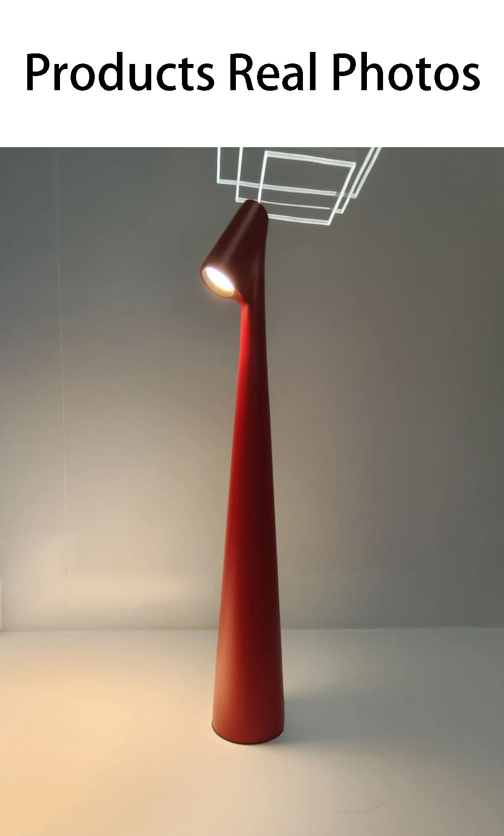 Table Lamp Wireless Rechargeable Desk Lamp Creative Living Room Study Lamp Top Touch Dimming Atmosphere Desktop Decoration Light
