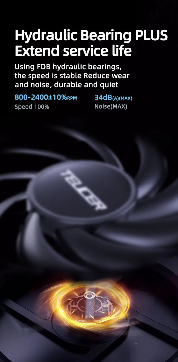 Teucer UT-12015 Ultrathin 15mm Thinckness 12cm Chassis Fan 12V/4Pin PWM FBD Bearing PC Case Cooling Ventilator 1-10pcs with Hub