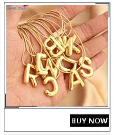 MHS.SUN High Quality Bubble Initial Necklace Letter A-Z Silver Color Zircon 26 Initial Balloon Pendant For Women Men Jewelry