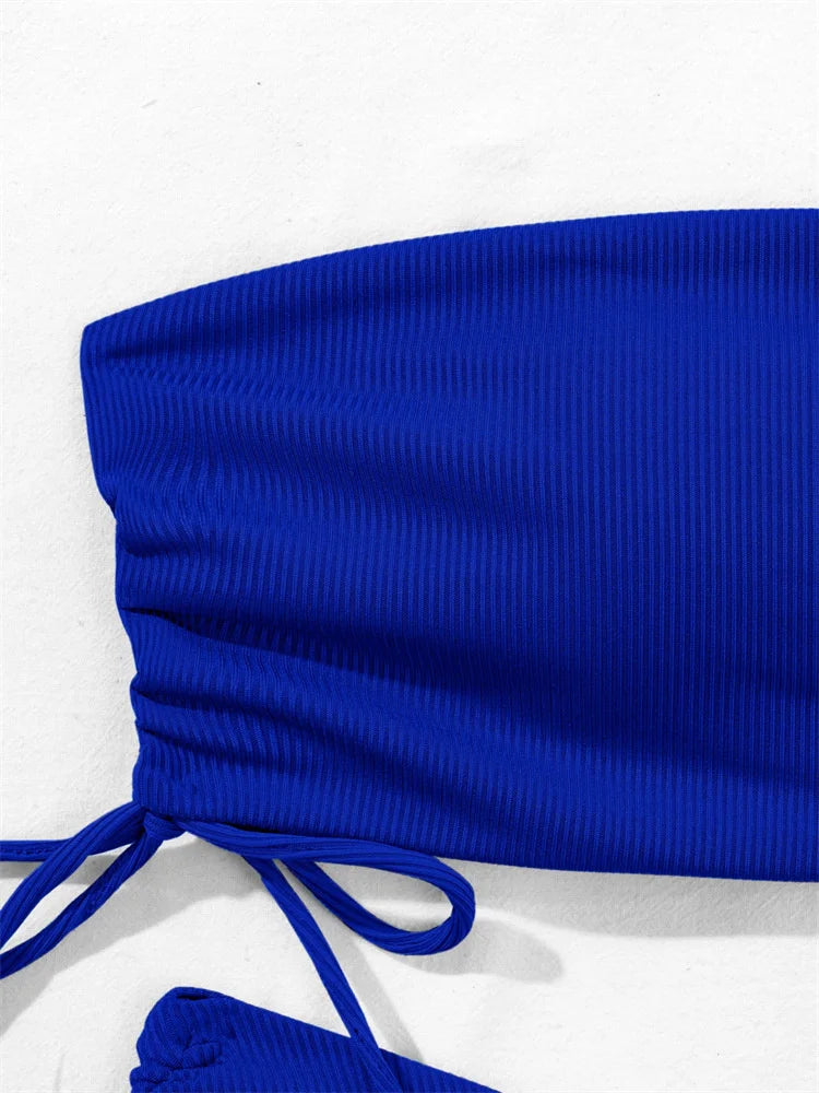 Sexy Solid Bikinis Women's Swimwear Push Up Female Swimsuit Swimming Bathing Suits Brazilian Girls Bikini Set Beach Wear Bather
