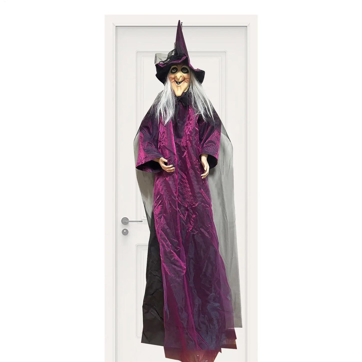 Halloween Colourful Glow Creepy Sound Activated Witch Decorations Halloween light up decoration props for Home Holidays Outdoor