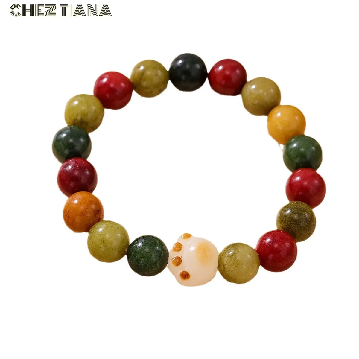 Natural Tourmaline and Crystal Bracelet Natural Crystal Gifts Men and Women Bracelet Original Designed Jewelry Lucky Beads