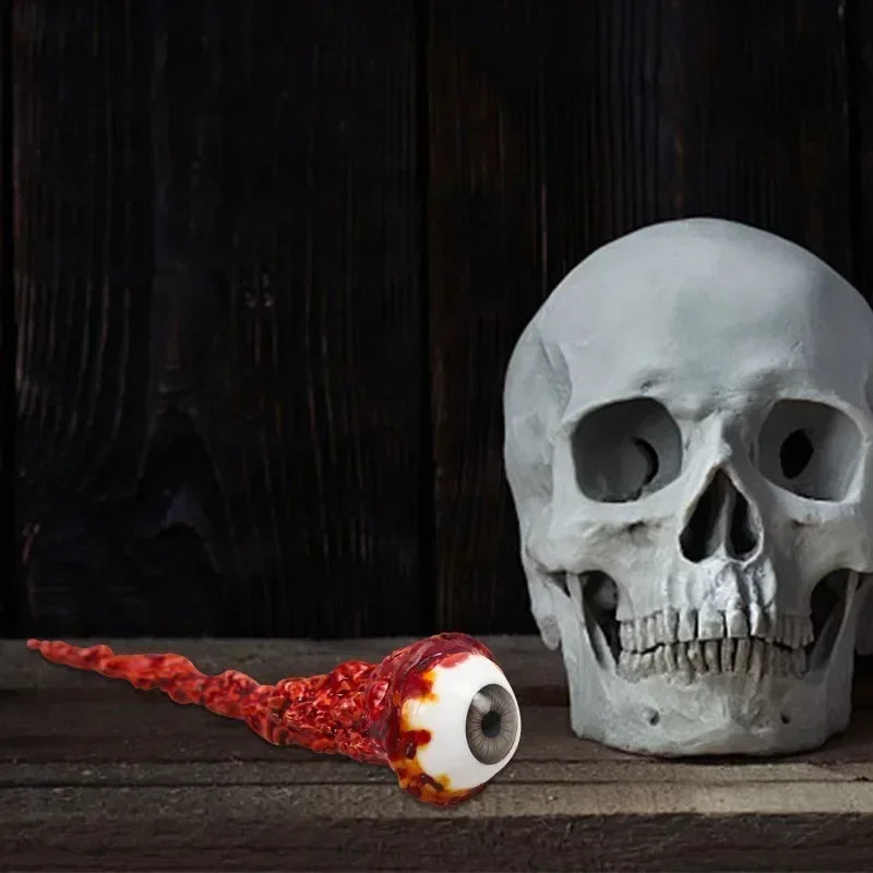 Halloween Prop Scary Decor Realistic Latex Fake Eyeballs Horror Scary Eyeball Fake Bloody Eyeball Halloween Party Decoration