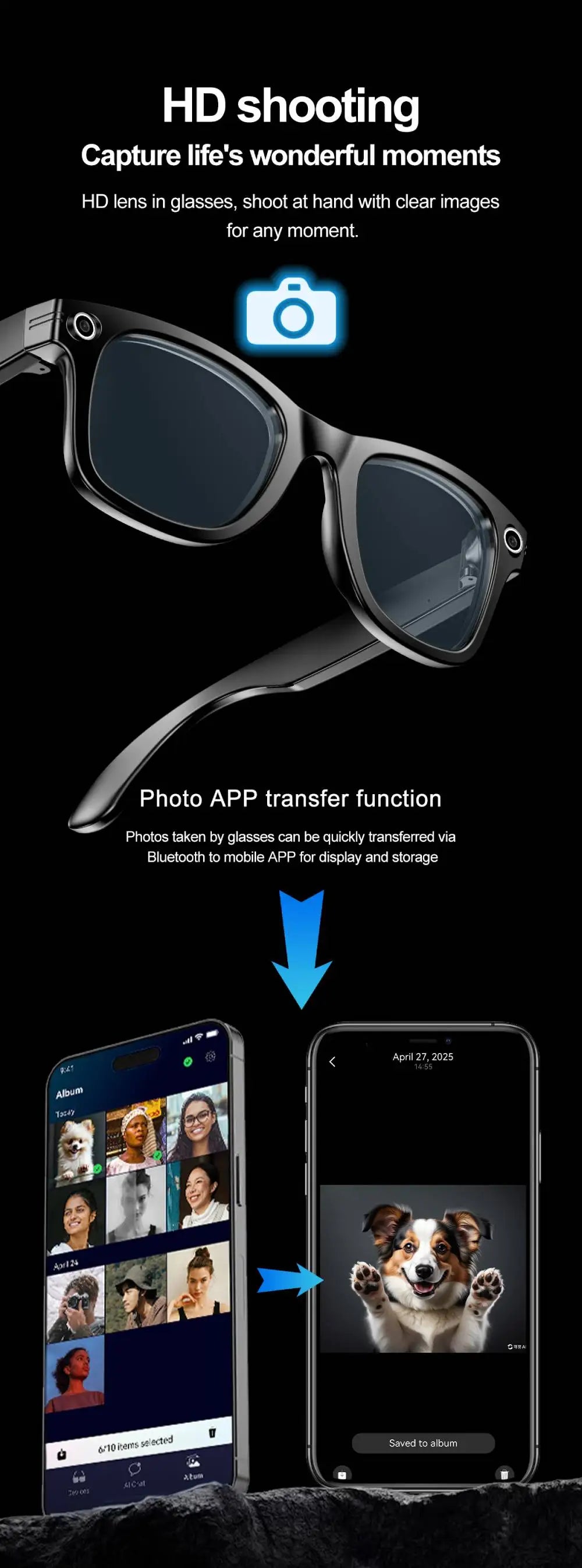 2025 New For Xiaomi Smart Glasses Photography Video AI Intelligent Interactive Translation Smart Sunglasses IOS Andirod Glasses