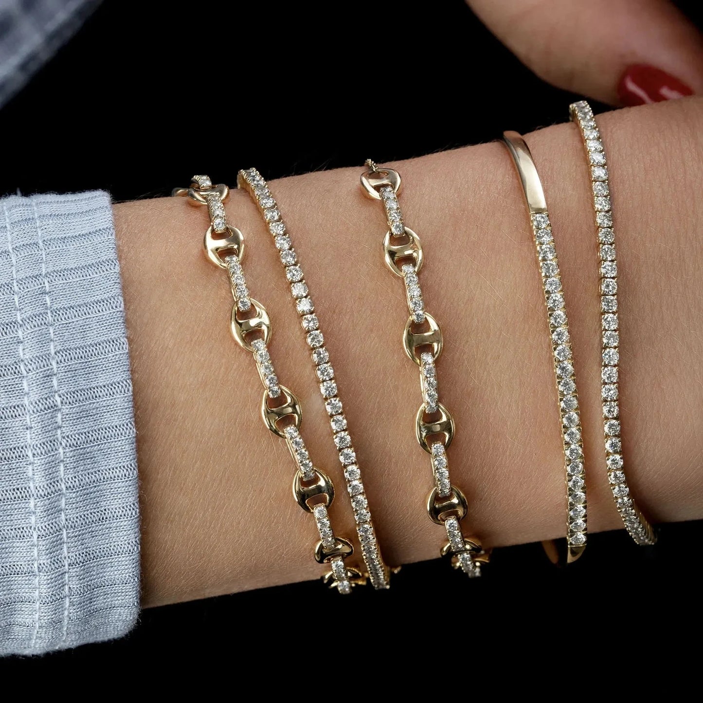White Rainbow Cz Paved Link Cuban Chain Bracelet For Women Miami Boho Style Thick Gold Color Charm Bracelet Fashion Jewelry
