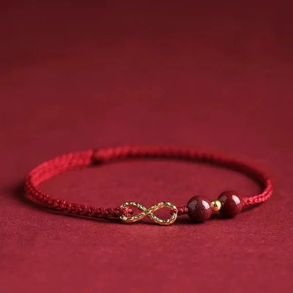 Infinite Lucky Red Rope Beaded Bracelet For Women Men Bring Good Luck Couples Bracelet Set Charm Party Jewelry Gift