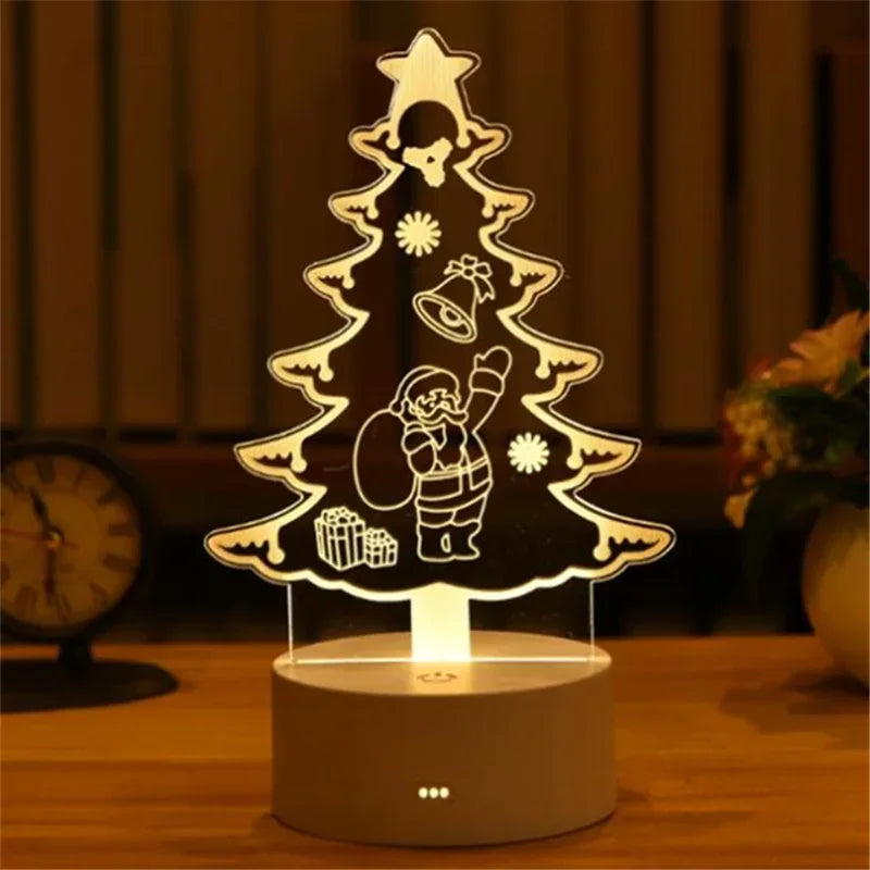 3D Visual Illusion Night Light Visual Creative LED Desk Lamp Changes USB Powered Gift for Kids