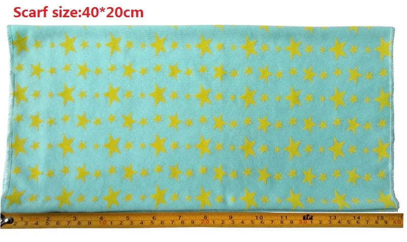 Star Print Cotton Baby Hat Autumn Winter Baby Girls Hat Boys Cap Toddlers Infant Cap Scarf Children Bonnet Hats