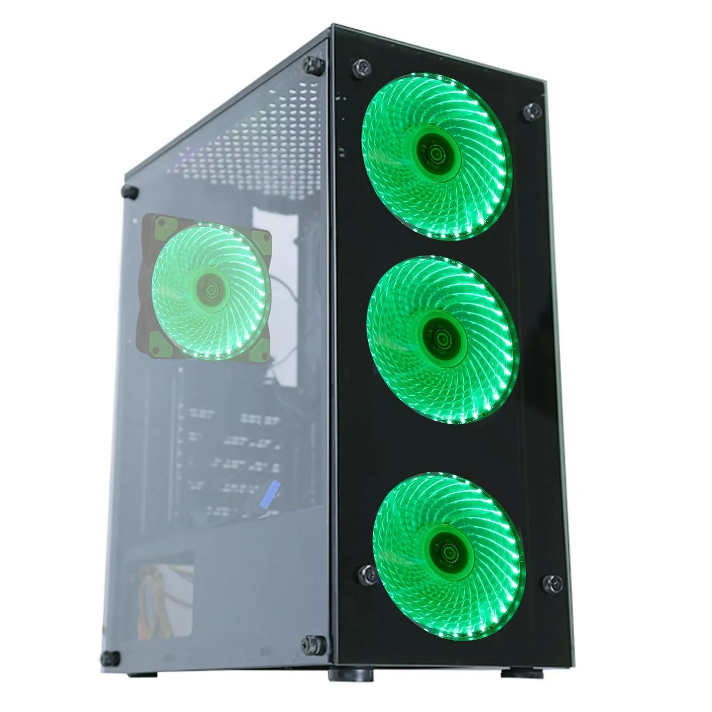 120mm 15 LED Ultra Silent Computer PC Case Cooling Fan 15 LEDs 12V With Rubber Quiet Molex Connector 3 / 4Pin Plug Fans Cooler