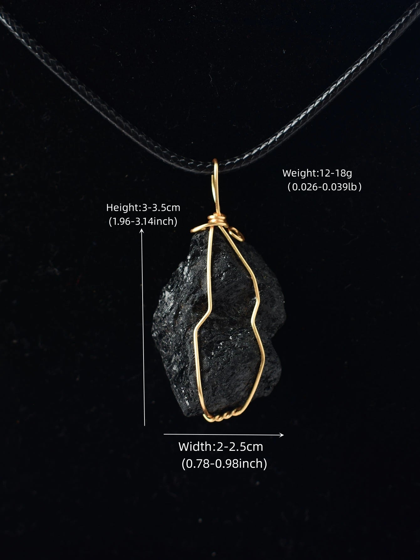 Natural Crystal Tourmaline Handmade Pendant Raw Stone Necklace Healing Stone Quartz For Men Women Mineral Jewelry Diy Gift