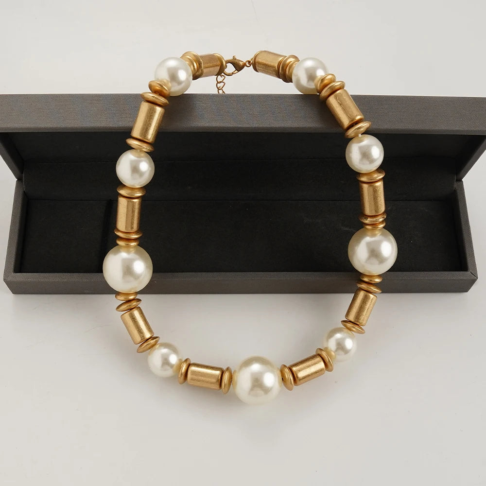 European And American Bead Necklace wedding Bride And Bridesmaid Jewelry Birthday Beach Jewelry For My Wife And Mom