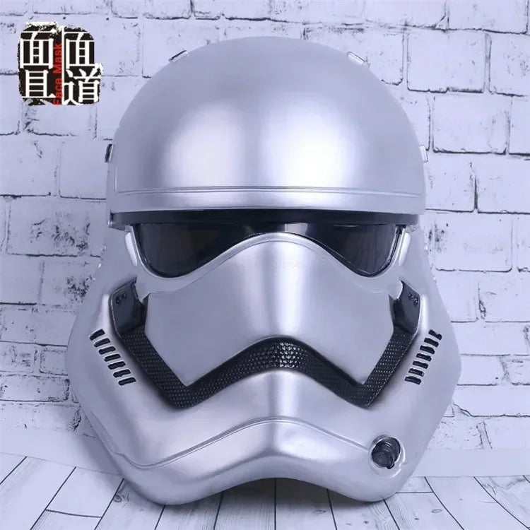 Halloween Live Role Play Props White Soldier Star Wars Helmet Mask The Force Awakens Stormtrooper Battle Helmet Ornament