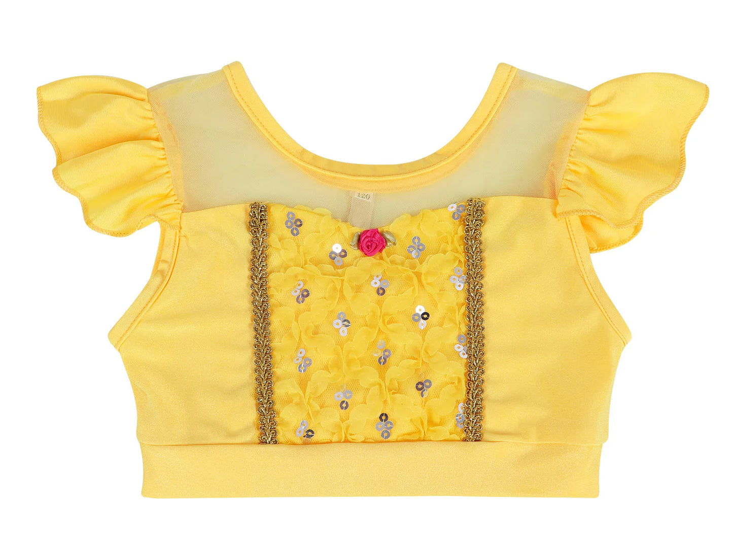 2025 Girls Two Piece Swimsuit Anna Elsa Belle Swimwear Princess Bodysuit Swimwear for Girls Childrens Bikini Beachwear Clothes