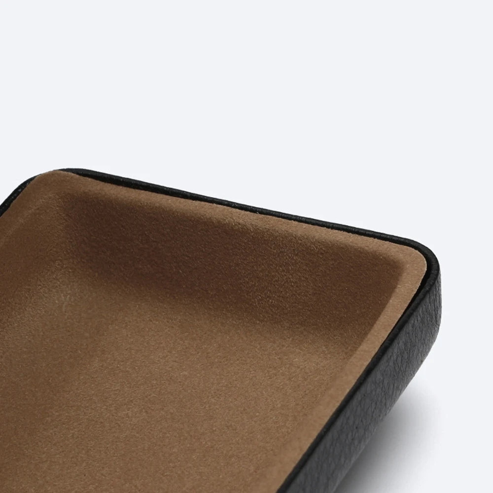 Unisex Glasses Box Black Lychee Pattern PU Leather Eyewear Protector Cover Reading Glasses Case Women Men Sunglasses Case