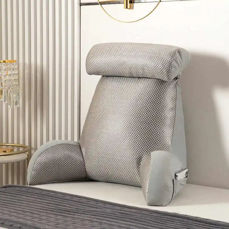 Triangle Reading Pillow Cooling Latex Cushion Big Wedge Adult Backrest Removable Washable Sofa Reading Pillow Back Pillow