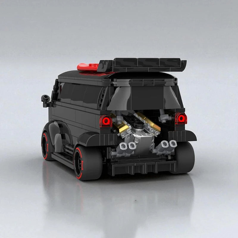 449 pieces MOC classic car classic car iconic T2 model DIY assembly building block toy children's birthday Christmas gift